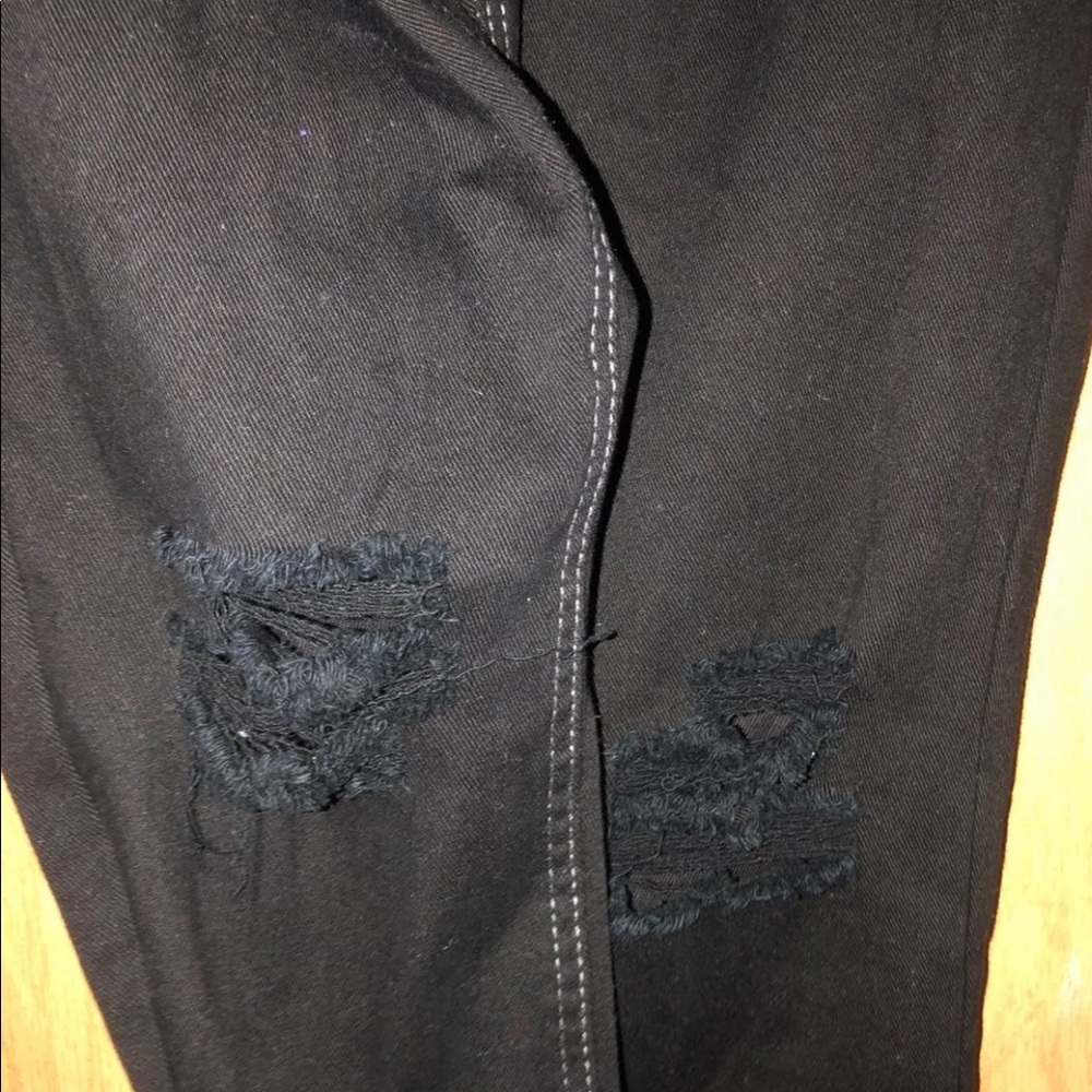 Black Ripped Jeans - Picture 2 of 7